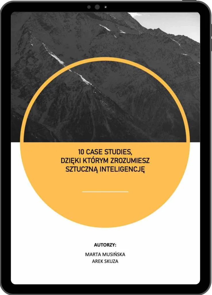 Okladka -- eBook -- 10 case studies sztucznej inteligencji