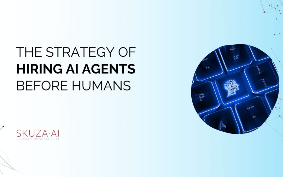 The Strategy of Hiring AI Agents Before Humans: Boosting Efficiency and Scalability